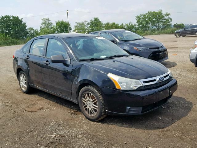 1FAHP3FN4AW287284 - 2010 FORD FOCUS SE BLACK photo 1