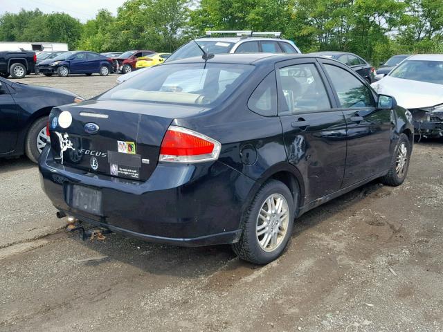 1FAHP3FN4AW287284 - 2010 FORD FOCUS SE BLACK photo 4