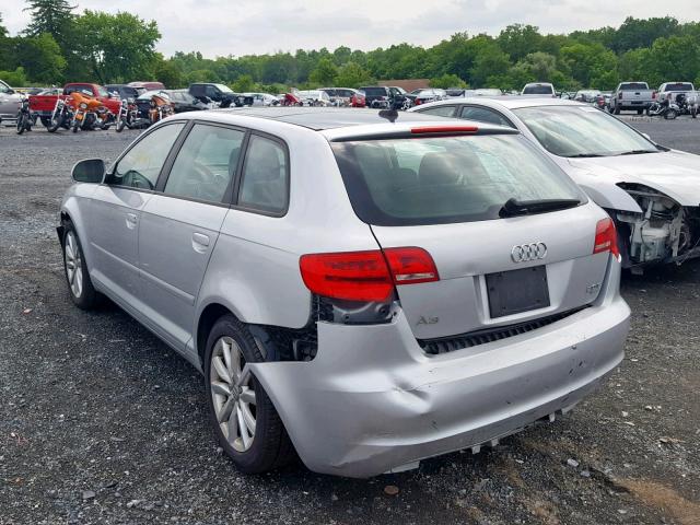 WAUKF78P09A017063 - 2009 AUDI A3 2.0T QU GRAY photo 3