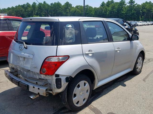 JTKKT624960134753 - 2006 TOYOTA SCION XA SILVER photo 4