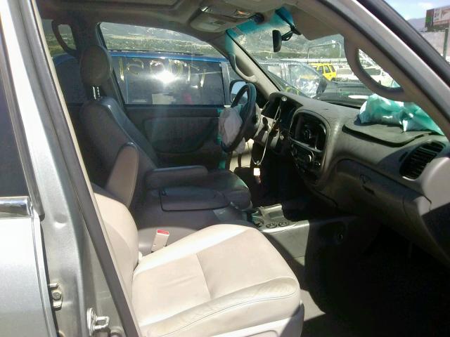 5TDBT48A15S245348 - 2005 TOYOTA SEQUOIA LI BEIGE photo 5