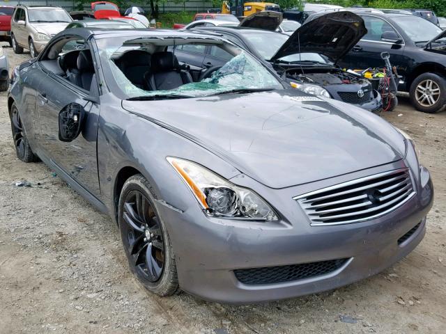 JN1CV6FE0AM353985 - 2010 INFINITI G37 BASE GRAY photo 1