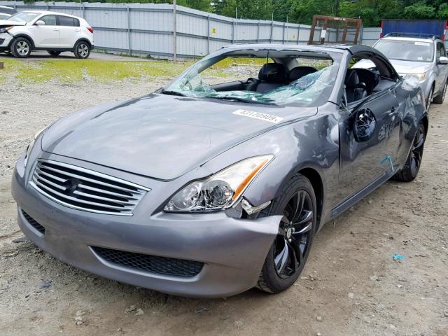 JN1CV6FE0AM353985 - 2010 INFINITI G37 BASE GRAY photo 2