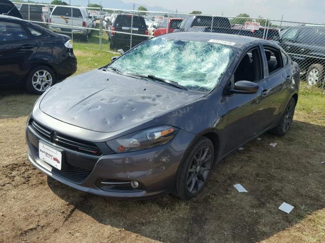 1C3CDFBB5GD540728 - 2016 DODGE DART SXT GRAY photo 2