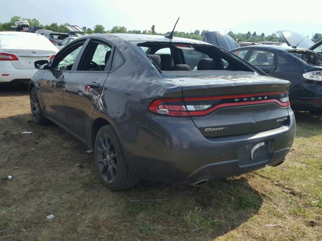 1C3CDFBB5GD540728 - 2016 DODGE DART SXT GRAY photo 3