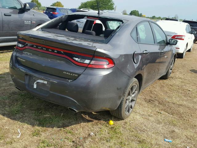 1C3CDFBB5GD540728 - 2016 DODGE DART SXT GRAY photo 4