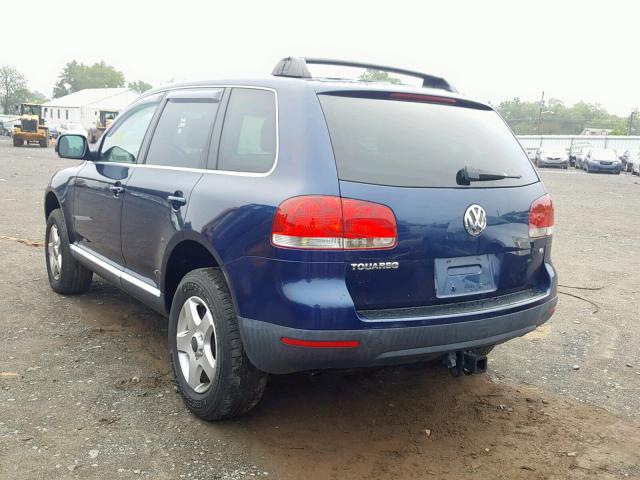 WVGBC67L34D014780 - 2004 VOLKSWAGEN TOUAREG 3. BLUE photo 3