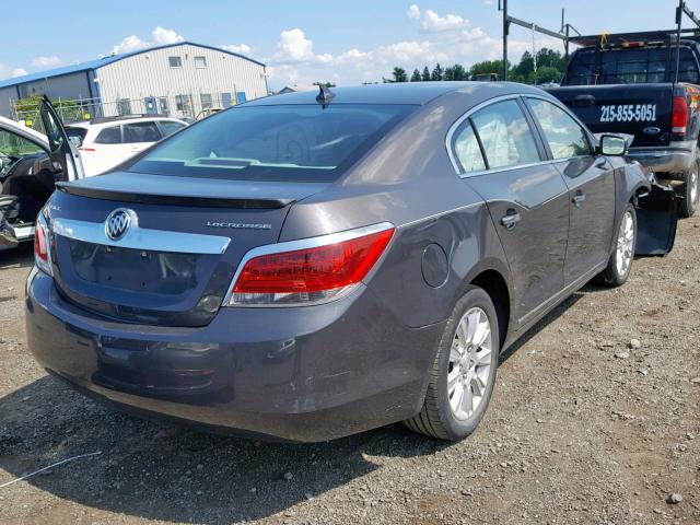 1G4GC5ER4DF204499 - 2013 BUICK LACROSSE GRAY photo 4