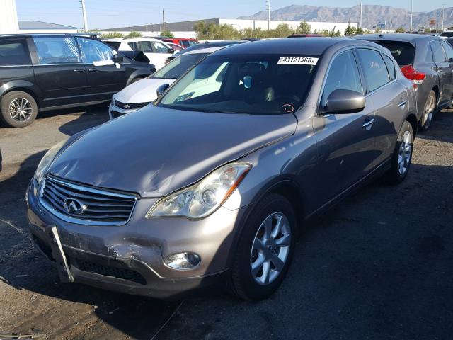 JN1AJ0HP1AM701792 - 2010 INFINITI EX35 BASE SILVER photo 2
