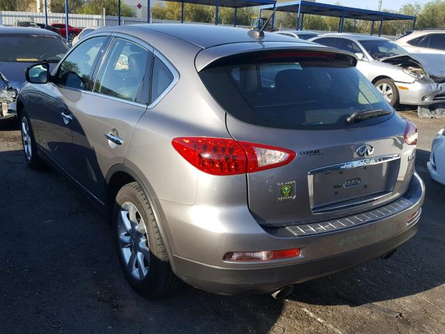 JN1AJ0HP1AM701792 - 2010 INFINITI EX35 BASE SILVER photo 3