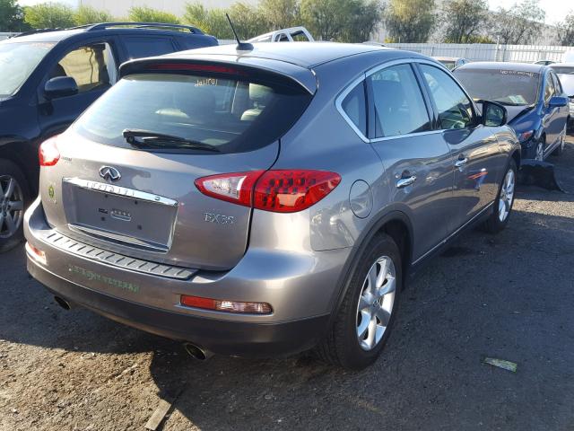 JN1AJ0HP1AM701792 - 2010 INFINITI EX35 BASE SILVER photo 4