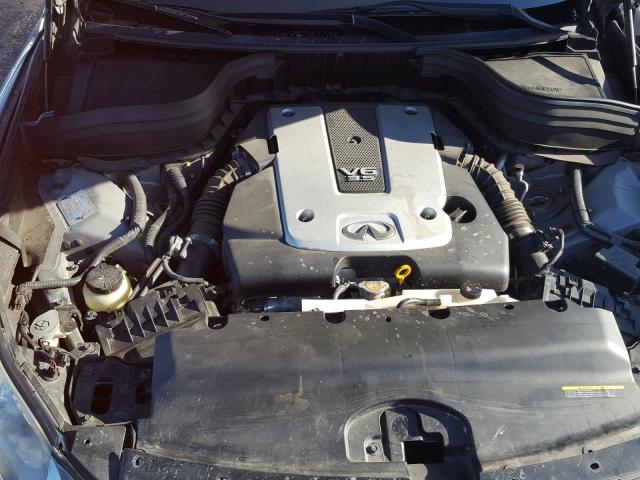 JN1AJ0HP1AM701792 - 2010 INFINITI EX35 BASE SILVER photo 7