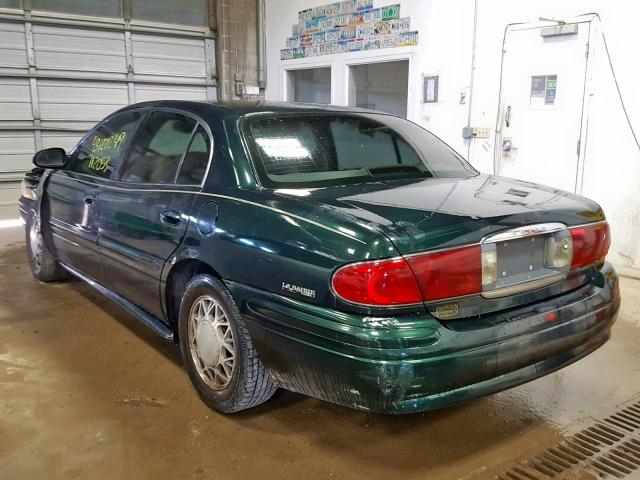 1G4HP54K014271184 - 2001 BUICK LESABRE CU GREEN photo 3