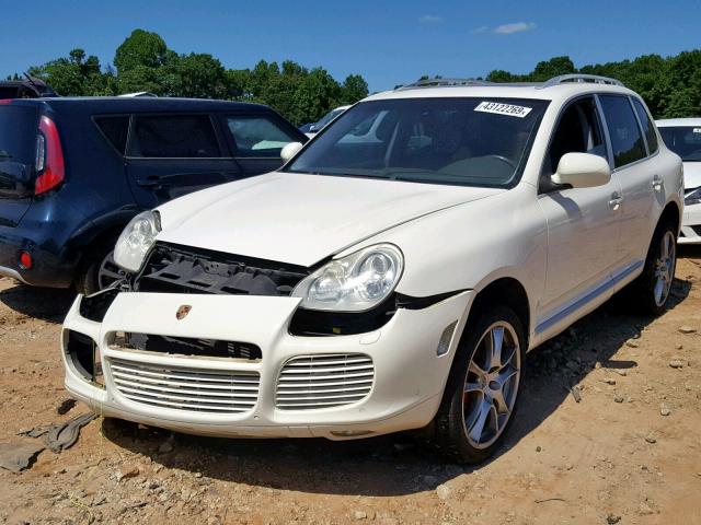 WP1AC29P35LA90322 - 2005 PORSCHE CAYENNE TU WHITE photo 2