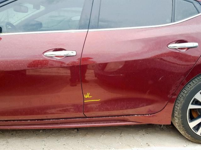 1N4AA6AP7GC391520 - 2016 NISSAN MAXIMA 3.5 MAROON photo 9