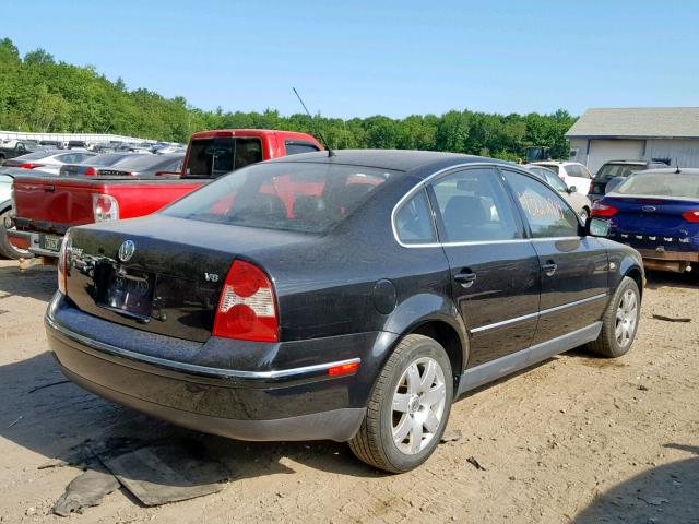 WVWRH63B63P245946 - 2003 VOLKSWAGEN PASSAT GLX BLACK photo 4