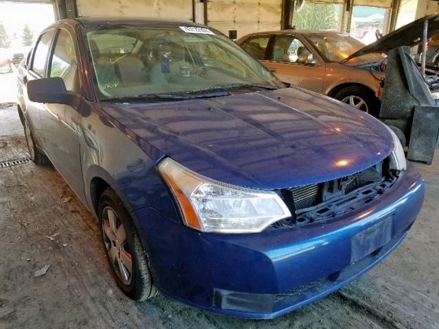 1FAHP34N28W156237 - 2008 FORD FOCUS S/SE BLUE photo 1