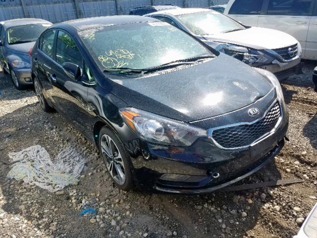 KNAFX4A8XG5475201 - 2016 KIA FORTE EX BLACK photo 1