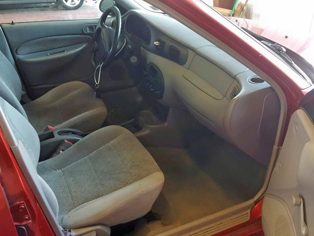 3FALP15P6VR133122 - 1997 FORD ESCORT LX RED photo 5