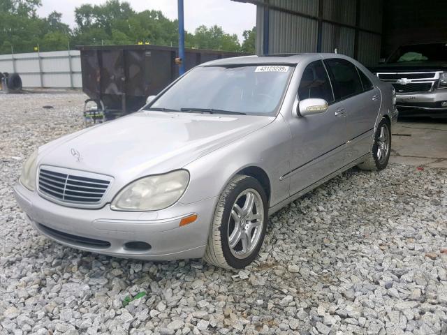 WDBNG75J11A220995 - 2001 MERCEDES-BENZ S 500 SILVER photo 2