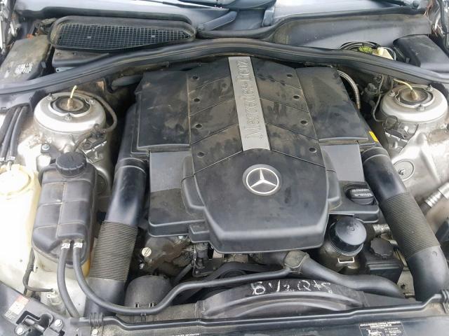 WDBNG75J11A220995 - 2001 MERCEDES-BENZ S 500 SILVER photo 7