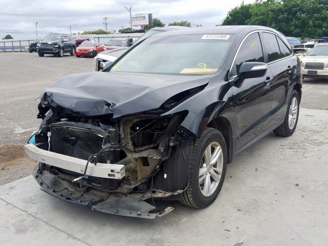 5J8TB3H59FL010530 - 2015 ACURA RDX TECHNO BLACK photo 2