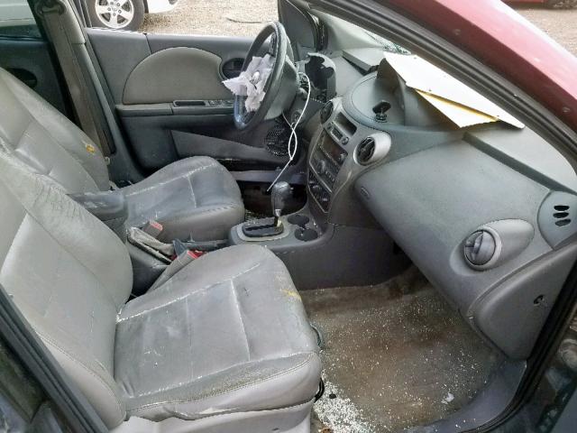 1G8AL55F06Z113659 - 2006 SATURN ION LEVEL MAROON photo 5