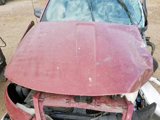 1G8AL55F06Z113659 - 2006 SATURN ION LEVEL MAROON photo 7