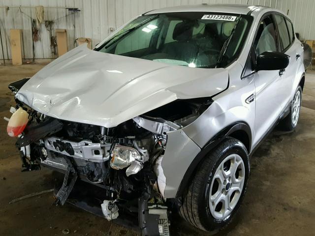 1FMCU0F74HUC94699 - 2017 FORD ESCAPE S SILVER photo 2