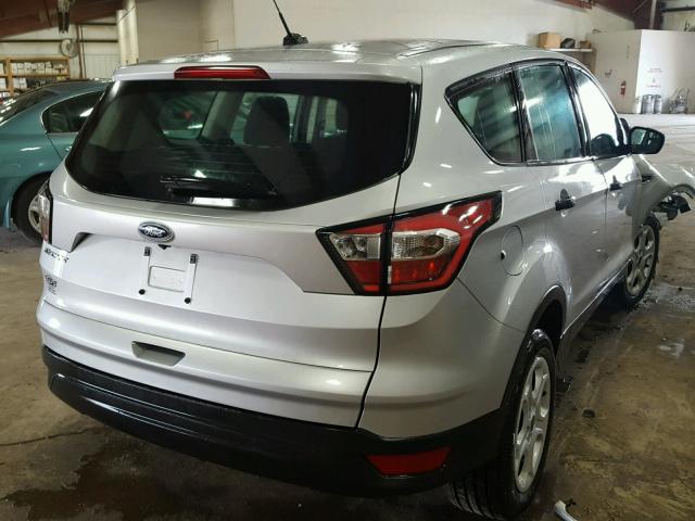 1FMCU0F74HUC94699 - 2017 FORD ESCAPE S SILVER photo 4