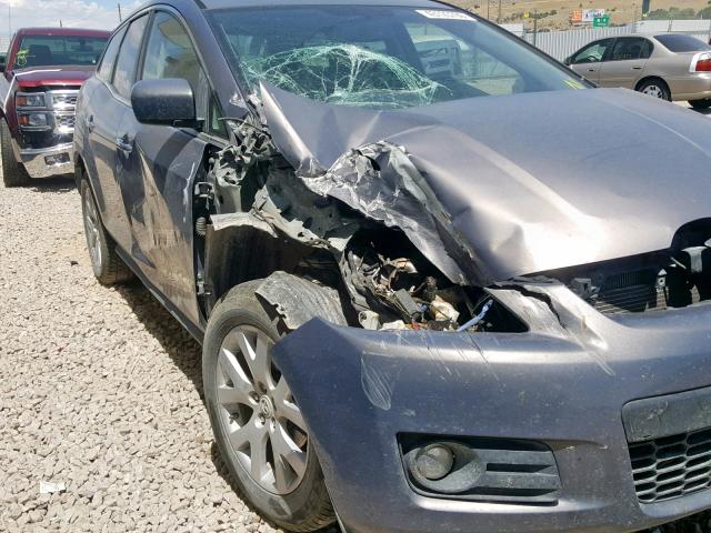 JM3ER29L670109262 - 2007 MAZDA CX-7 GRAY photo 9