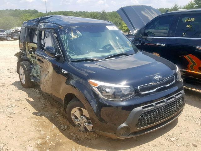 KNDJN2A25F7175894 - 2015 KIA SOUL BLACK photo 1