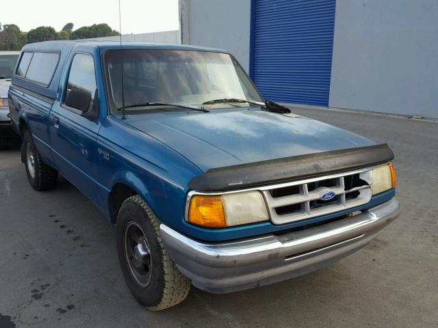 1FTCR10U4PPA14674 - 1993 FORD RANGER TEAL photo 1