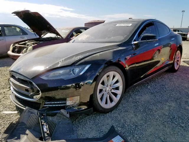 5YJSA1E20GF133052 - 2016 TESLA MODEL S BLACK photo 2