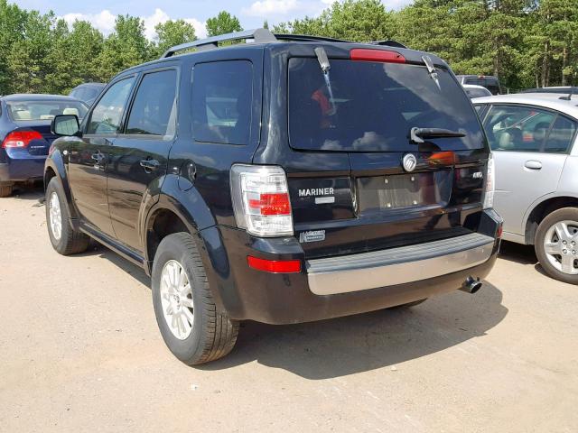 4M2CU97739KJ05961 - 2009 MERCURY MARINER PR BLACK photo 3