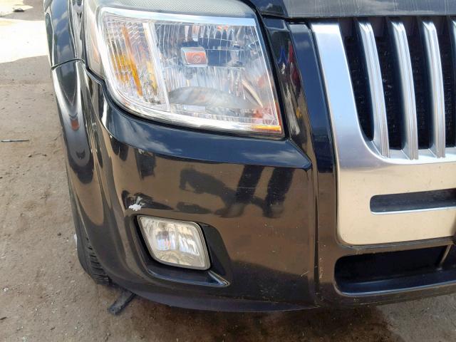 4M2CU97739KJ05961 - 2009 MERCURY MARINER PR BLACK photo 9