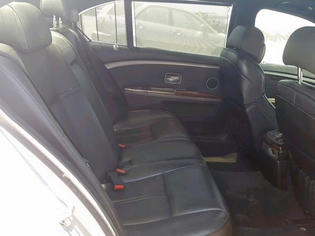 WBAGN63535DS57225 - 2005 BMW 745 LI SILVER photo 6