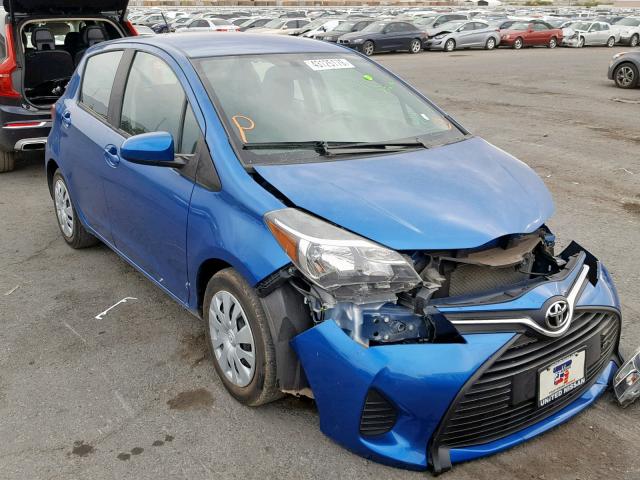 VNKKTUD30GA070105 - 2016 TOYOTA YARIS L BLUE photo 1