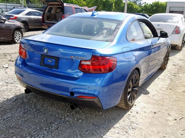 WBA1J9C54FVX98475 - 2015 BMW M235XI BLUE photo 4