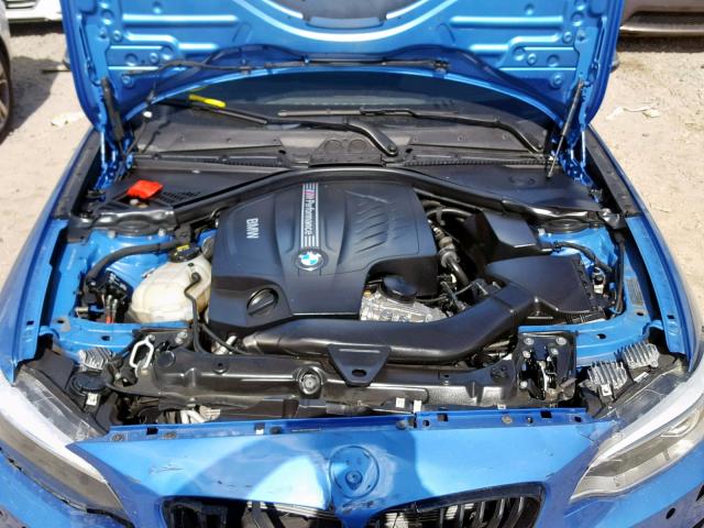 WBA1J9C54FVX98475 - 2015 BMW M235XI BLUE photo 7