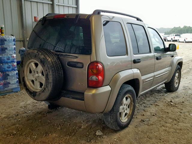 1J8GL58K63W678058 - 2003 JEEP LIBERTY LI BROWN photo 4