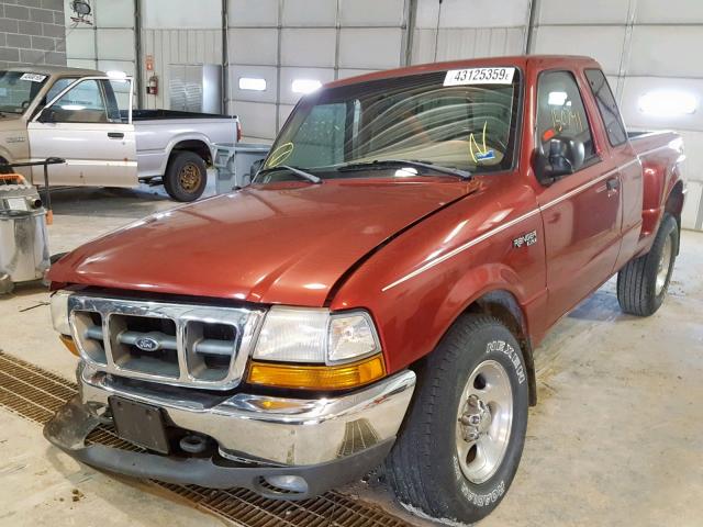 1FTZR15VXXTA26606 - 1999 FORD RANGER SUP RED photo 2