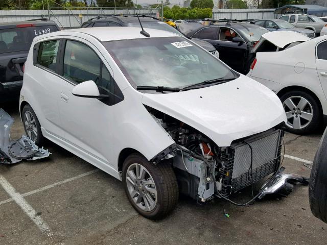 KL8CL6S02EC457928 - 2014 CHEVROLET SPARK EV 2 WHITE photo 1