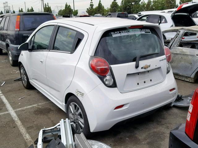 KL8CL6S02EC457928 - 2014 CHEVROLET SPARK EV 2 WHITE photo 3