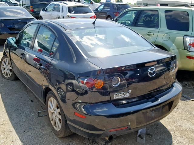 JM1BK12F771627728 - 2007 MAZDA 3 I BLACK photo 3