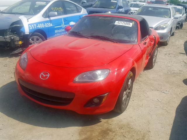 JM1NC2JF3C0223911 - 2012 MAZDA MX-5 MIATA RED photo 2