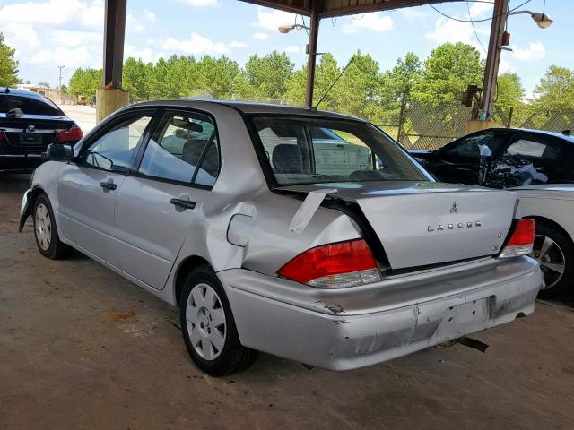 JA3AJ26E93U002955 - 2003 MITSUBISHI LANCER ES SILVER photo 3