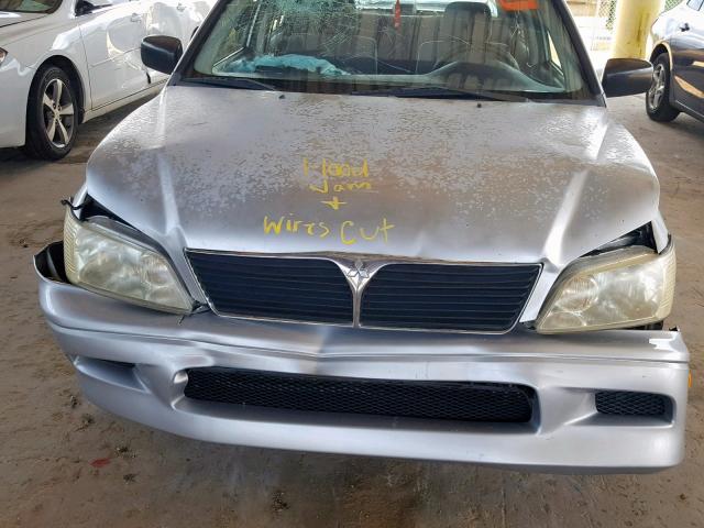 JA3AJ26E93U002955 - 2003 MITSUBISHI LANCER ES SILVER photo 7