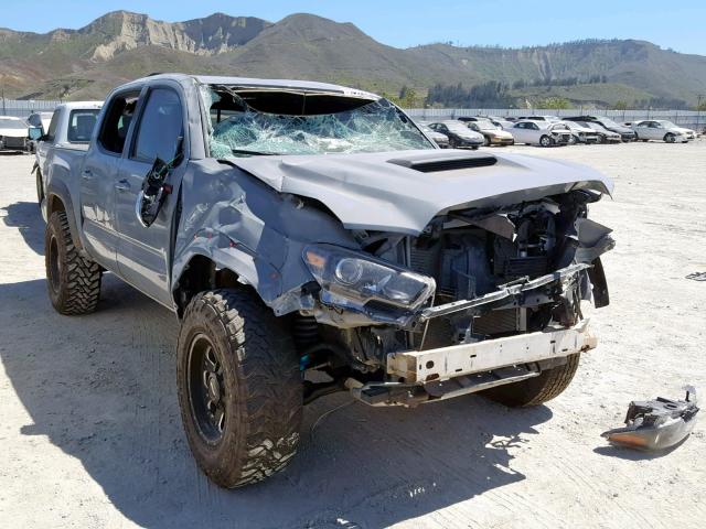 5TFCZ5AN7HX091247 - 2017 TOYOTA TACOMA DOU SILVER photo 1