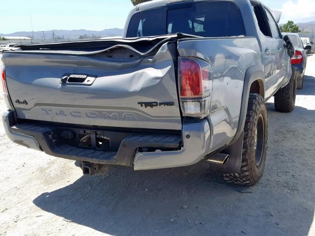 5TFCZ5AN7HX091247 - 2017 TOYOTA TACOMA DOU SILVER photo 4